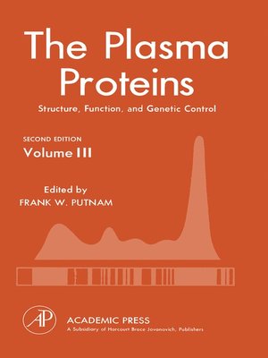 cover image of The Plasma Proteins V3